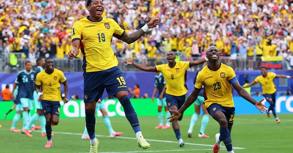 Cá cược bóng đá online: 19 đội vào vòng knock-out với màn ngược dòng của Ecuador - hình ảnh - vipnews88.com