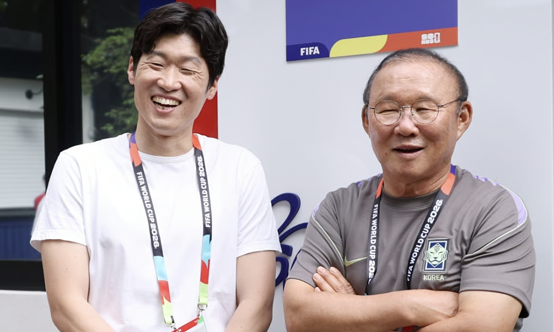Ông Park Hang-seo tái ngộ Park Ji-sung trước thềm World Cup 2026 - hình ảnh - vipnews88.com